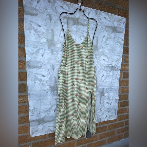 Reformation Crimini Dress in Patio green floral print size 6 - Picture 4 of 13